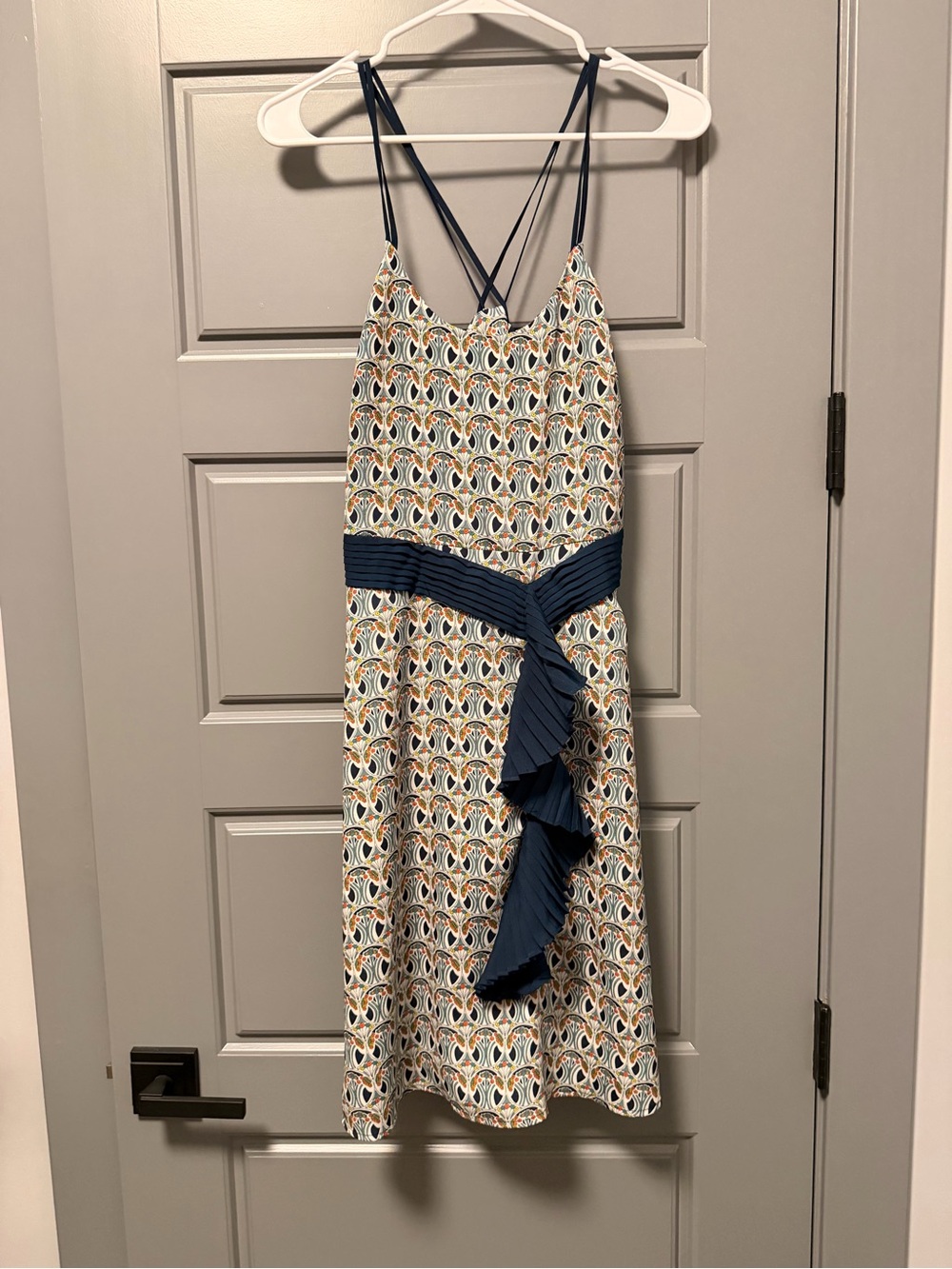 Liberty of London for Target Printed Midi Dress with Navy Sash 4